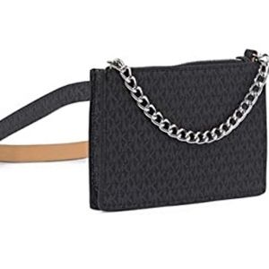 Michael Kors MK Fanny Pack Belt with Pull Chain
